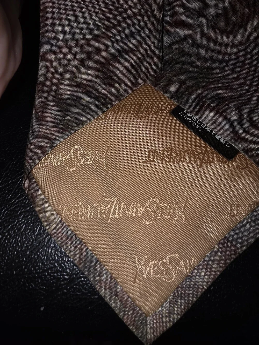 Vintage Yves Saint Laurent (YSL) 100% Silk Necktie